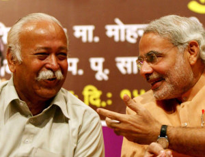 RSS Dumps MODI {Govt }
